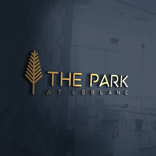 Simple & Modern Logo concept for The Park apartment complex.