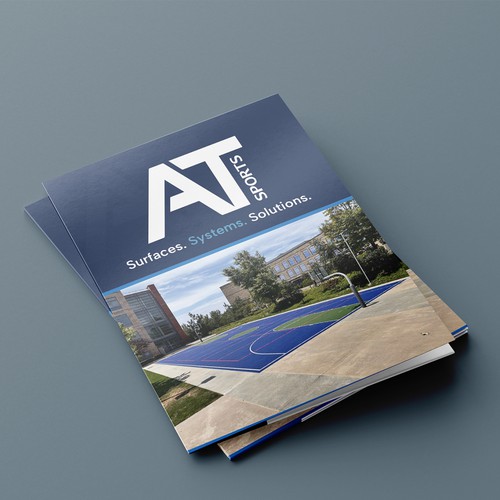 AT Sports Pocket Folder Design