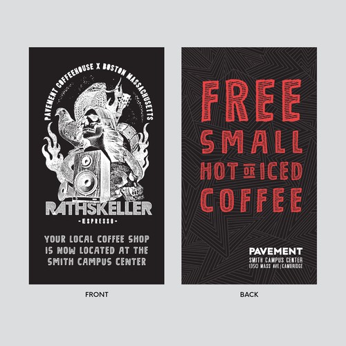 Coffee House card design