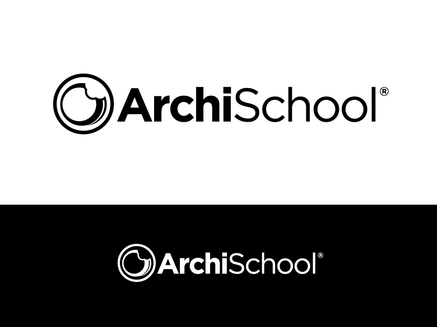 ArchiSchool需要一个新的标志黑色简约大写谨慎接触的乐趣