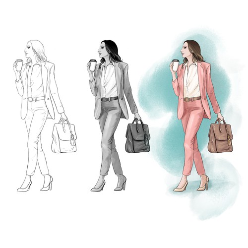 Iluustrations for personal blog