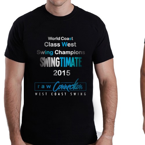 Design a cool T Shirt for our Dance Event "Swingtimate" 2015