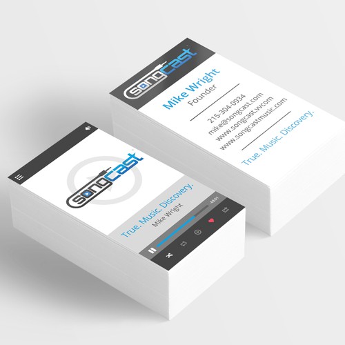 Songcast Business Card