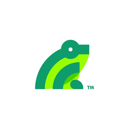 Frog + Wifi Symbol