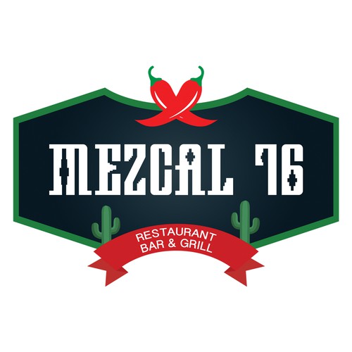 Bold logo concept for Mexican restaurant