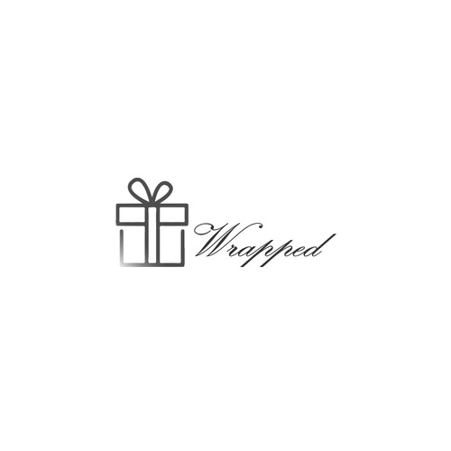 gift logo concept for wrapping company