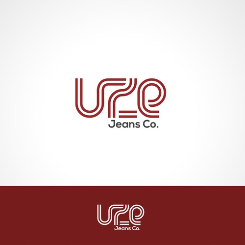 Logo concept for jeans.