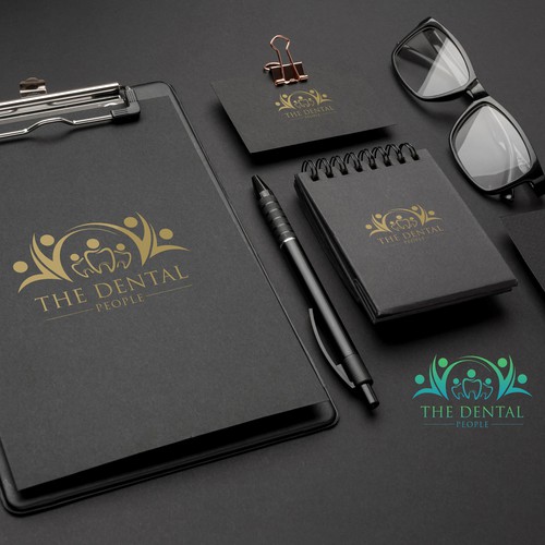 Design a modern dental logo/page for people looking for modern luxurious dental care