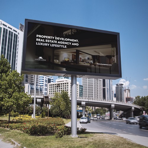 Luxury real estate company looking for A new billboard design concept- Prize guarantee !!!