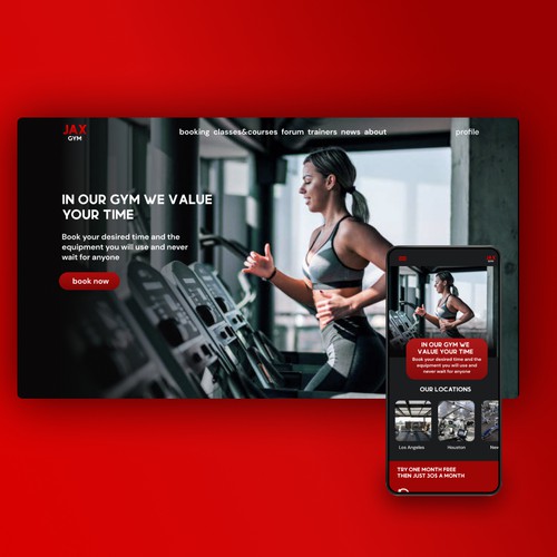 Jax Gym Web Design