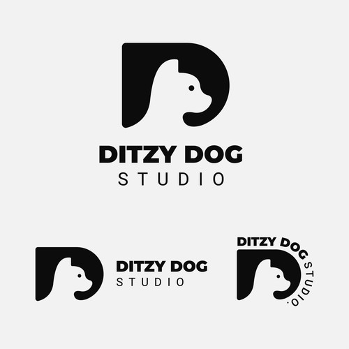 Fun and professional logo concept for studio