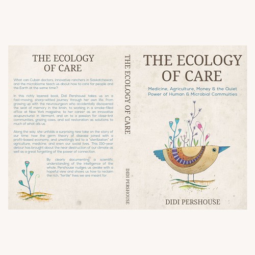 Cover design for the book about ecology and sustainability