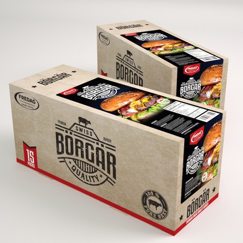 Packaging for Borgar