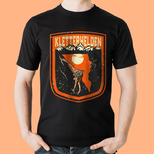 T-Shirt Design - Climbing