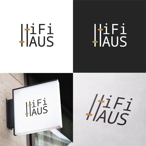 Logo concept for HiFi Haus