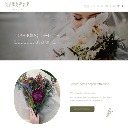 Floral by Sweet Stems - Squarespace Website