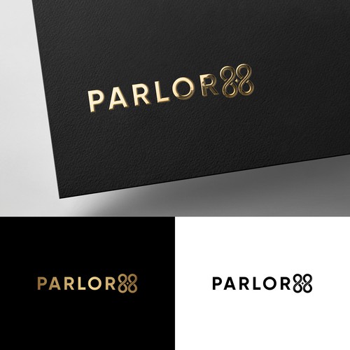 modern logo for Salon, Parlor 88