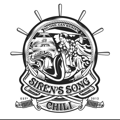 Create the next logo for Siren's Song Chili