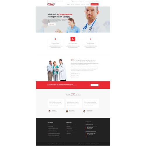 Orlando Epilepsy Center Redesign 