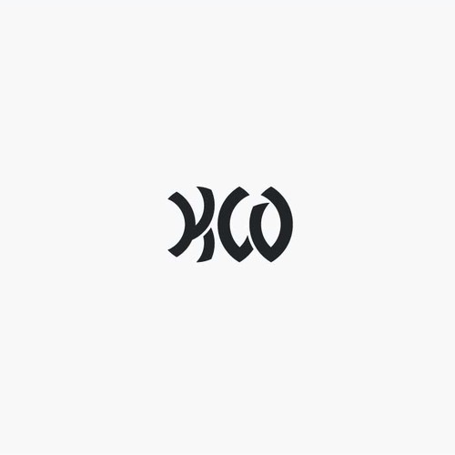 K and W logo initial