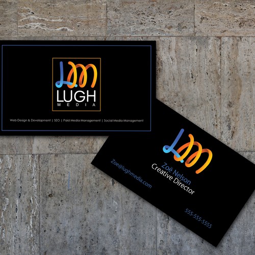 Digital Media Agency Business Card