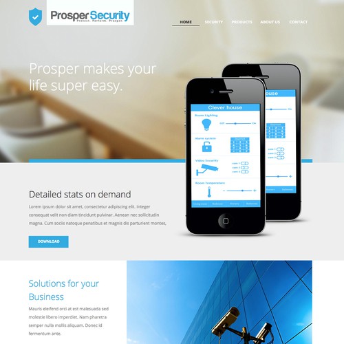 Prosper Security Web Page