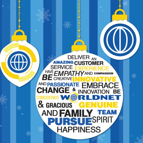 Are you creative, innovative & passionate? Design a holiday card for WorldNet! 