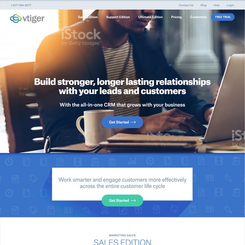 Webdesign Responsive Layout for Agency
