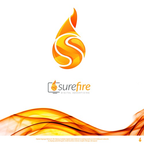 Lightening flame effect for "Sure Fire"