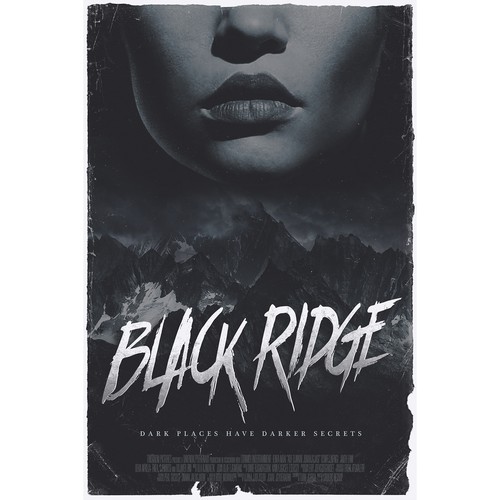 Poster concepts for "Black Ridge"