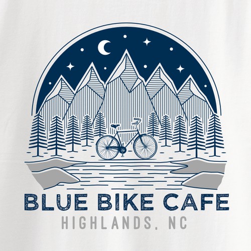 Blue Bike Cafe T-Shirt