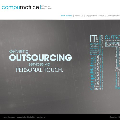 website design for CompuMatrice