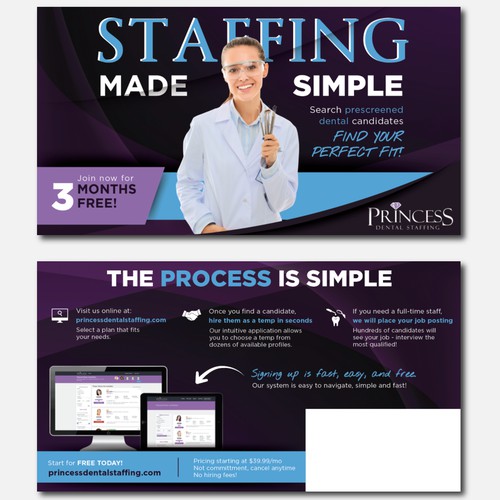 EDDM Mailer for Staffing Agency