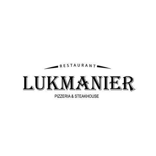 Logo Concept Lukmanier Restaurant pzzeria & steakhouse.