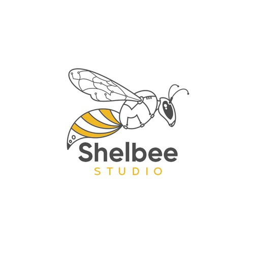 Robo-Bee logo for a video drone company
