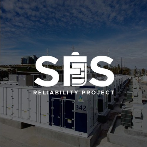 Simple Modern Logo for Utility-Scale Battery Energy Storage Facility in Los Angeles