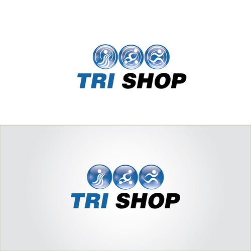 Logo suggestion for a triathlon gear shop