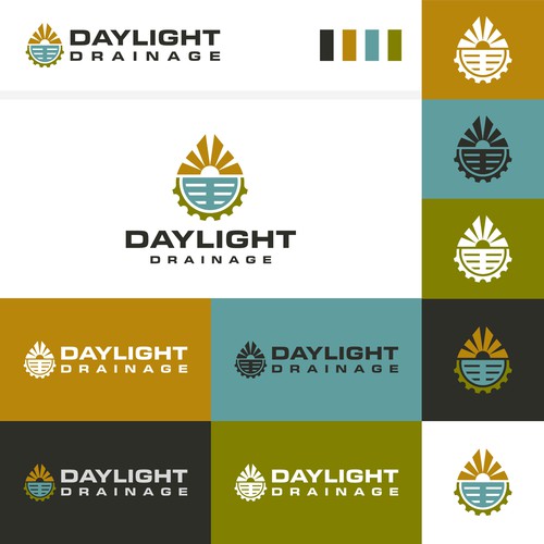 Daylight Drainage Logo Design