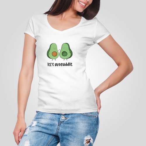 Funny food drawing for tshirt