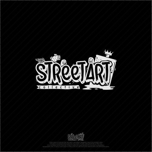 Graffiti logo concept for The Street Art Collective