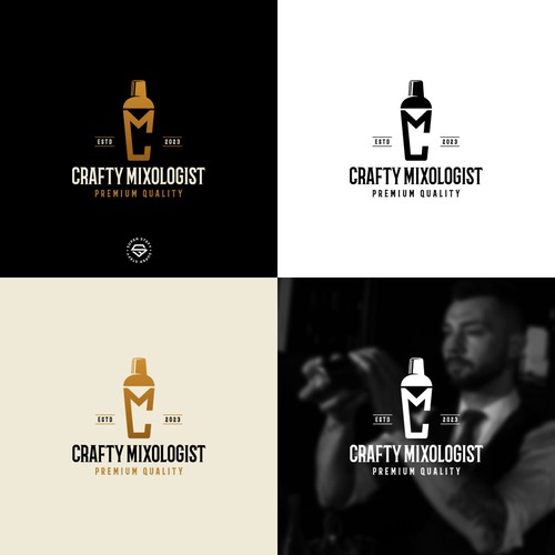 Logo created by me for a company that sells mixology equipment as well as whiskey and tequila kits.