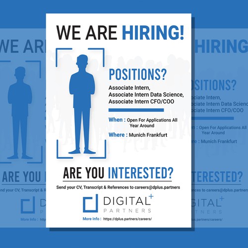 we are hiring poster!