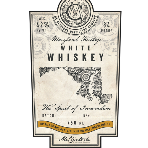 Whiskey label