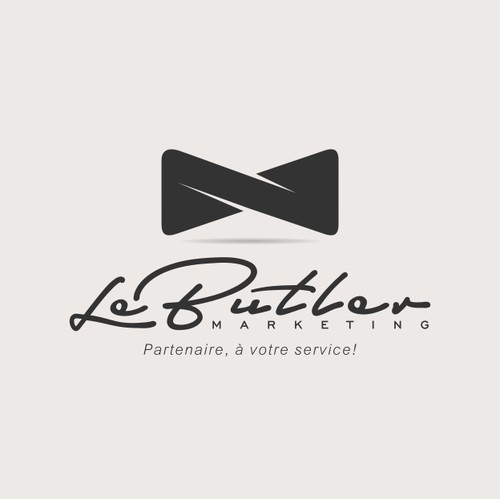 Dynamic and modern logo for Le Butler Marketing