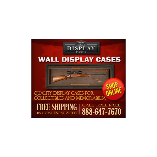 banner ad for Home Display Cases