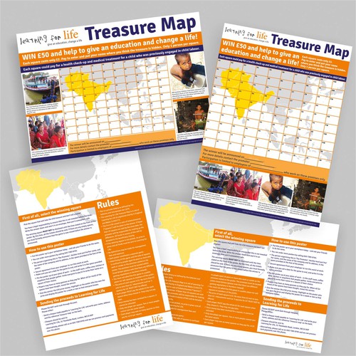 99nonprofits: Create a TREASURE MAP for Learning for Life Fundraiser!