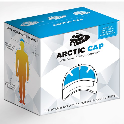 Modern Packaging Design for Arctic Cap
