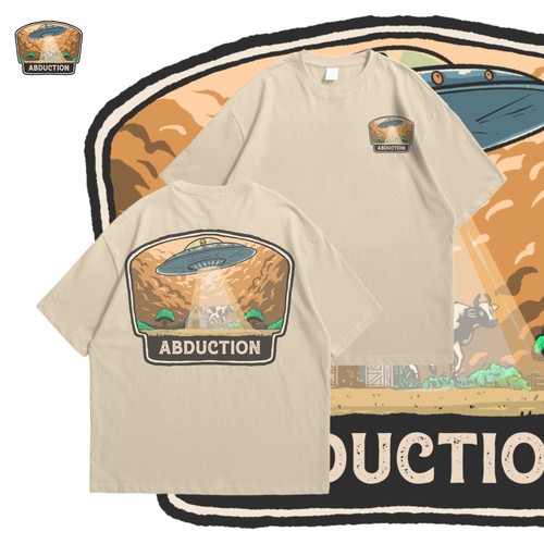 Abduction vintage design