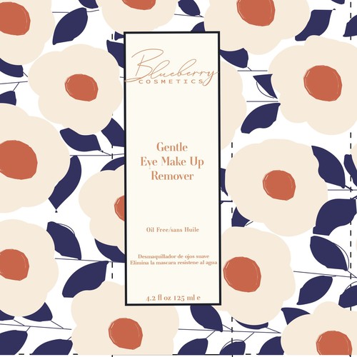 Blueberry Cosmetics Box Design