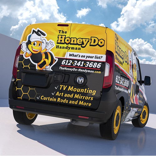Van Wrap Design for The Honey Do - Handyman
